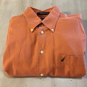 Nautica vintage Oxford, 100% cotton button-down casual, dress